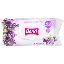 Benri 4 Adet Benrı Islak Mendil Lavanta 120'LI