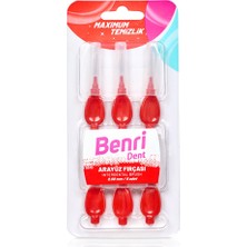 4 Adet Benri Dent Arayüz Fırçası Kırmızı 0,50 mm
