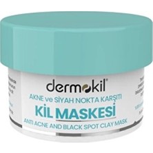 5 Adet Dermokil Akne ve Siyah Nokta Karşıtı Kil Maskesi 50 ml