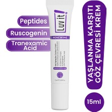 5 Adet Luv It! Yaşlanma Karşıtı Göz Çevresi Kremi 15 ml