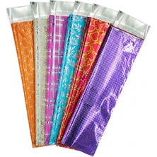 ŞEYLİŞEYLER Şeylişeyler - Metalize Yapışkanlı Hediye Poşeti – 30×35 cm – 1 Paket (100 Adet)