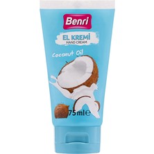 5 Adet Benri Coconut Oil El Krem 75 ml