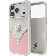 Volkswagen iPhone 17 Pro Max Uyumlu Kılıf - Pudra Pembe
