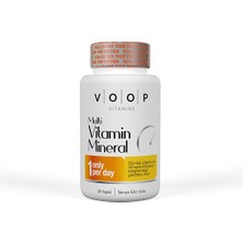 Voop Multivitamin ve Mineral Içeren Takviye Edici Gıda 30 Kapsül