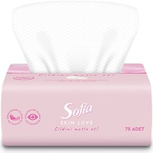 2 Adet Sofia Skin Love Pudra Kokulu Mendil 75'li