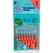 4 Adet Tepe X-Soft Arayüz Fırçası 0.5 mm Kırmızı 8'li Paket