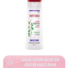 3 Adet Restorex Sağlıklı Uzama Etkili Saç Dökülmesine Karşı Şampuan 500 ml