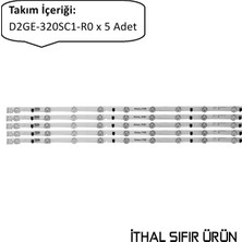 Weko Samsung Uyumlu UE32F5070SSXTK. UE32F5070. UE32F5570 LED Bar Panel LED