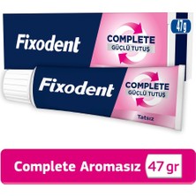 Fixodent Complete Güçlü Tutuş Tatsız Tam ve Kısmi Protez Yapıştırıcı Krem 47 gr