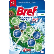 4 Adet Bref Wc Power Aktiv Duopack Katı Tuvalet Bloğu Çam