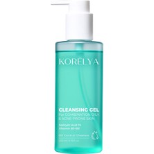 3 Adet Korelya Akneli Ciltler Için Yüz Temizleme Jeli 200 ml