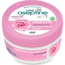 Cire Aseptine Soft Gül Özlü Nem Dengeleyici ve Besleyici Prebiyotikli Krem 300 ml