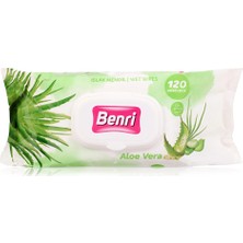 5 Adet Benri Islak Mendil Aloe Vera 120'LI