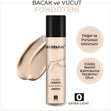 2 Adet Bebak Bacak Fondöteni 0 Numara 75 ml