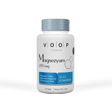 3 Adet Voop Magnezyum Içeren Takviye Edici Gıda 30 Tablet 200MG