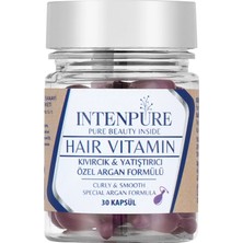 İntenpure 2 Adet Intenpure Kabarık Saç Şekillendirici Saç Vitamini 30 Kapsül