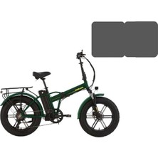 Bisan E-Folding F3 Elektrikli Katlanır Bisiklet 43CM Hd 20 Jant 7 Vites Metalik Gri Gri