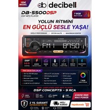 Decibell | DB-5500DSP | 2-Lıne Hd Va-Lcd Dısplay Ekran | Dsp Işlemcili Oto Teyp