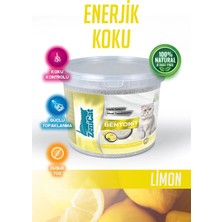 ZeniCat Limonlu Bentonit Kedi Kumu 10 Lt – İnce Taneli, Güçlü Topaklanan, Koku Kontrolü, Doğal Kum