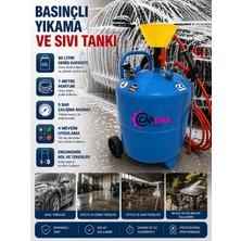 Köpük Tankı Sıvı Köpük Püskürtme Pompası - Basınçlı Köpük Yapıcı Oto Araç Yıkama Makinesi 90LT