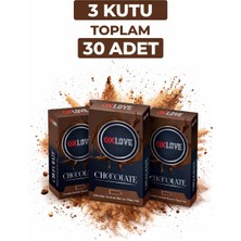 Hobibahçem Oxlove Chocolate Aromalı Prezervatif 10'lu 3 Kutu