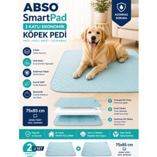 Caretex Abso Smartpad Ekonomik 2 Li Köpek Pedi 3 Katlı Ince – Sızdırmaz (75X85 cm Yeşil)