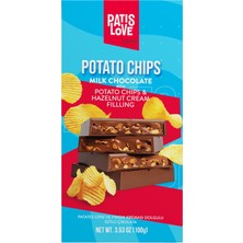 Patiswiss Patates Cipsi ve Fındık Kreması Dolgulu Sütlü Çikolata, 100G