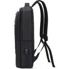 Hobibahçem Mack MCC-007 17.3" Offıce USB Girişli Notebook Sırt Çantası Siyah