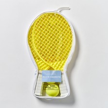 Sunnylife | Limon Plaj Raket Seti, Özel Taşıma Çantalı, 2 Raket + 2 Top