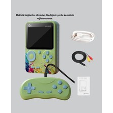 Renklime 500 Oyunlu G5 Retro Mini Oyun Konsolu 3 Inç Ekran ve Tv Desteği