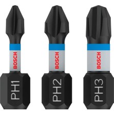 Bosch Pro Ph Impact 3 Parça 25MM Yıldız Uç