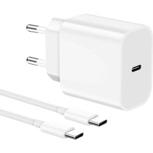 Renklime 15/pro/pro Max 20W Ios Uyumlu Hızlı Şarj Aleti Adaptörlü Beyaz