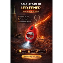 Hobibahçem Mini LED Anahtarlık Fener Açacak Işıklı Şişe Açacak Anahtarlık 1 Adet