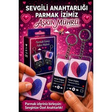 Meva Takı ve Aksesuar Sevgiliye Özel Parmak Izi Anahtarlık | Kişiye Özel Şarkılı Çift Anahtarlık | Romantik Hediye Seti I Kenan Doğulu Tutamıyorum Zamanı