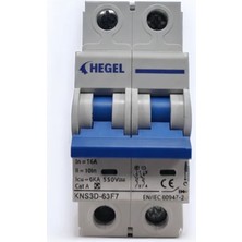 Hegel 16A Dc Devre Kesici 550VDC B Sınıf