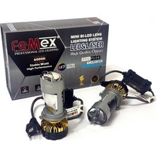 Hyundai Accent Era LED Xenon Kısa Uzun Far Aydınlatma Femex Pro Plus H4 Sellektör Aparatlı  Mercekli