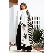 İkikız 3291 Saga Desenli Kimono Desenlı