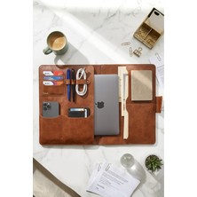 Ingrıd 34X24,5 cm Macbook Air/pro 13-14 Inç, Ipad Organizer Notebook & Evrak & Tablet Çantası