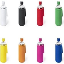 Boomug Neopren Kılıflı Cam Matara 600 ml Yeşil