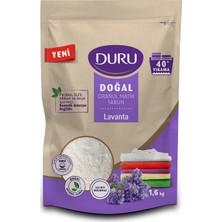 Duru Granül Matik Sabun Lavanta 1,6 kg 40 Yıkama Doğal Koku Beyazlar ve Renkliler İçin