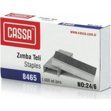 Cassa Zımba Teli 24/6 Beyaz 8465 (10 Paket)