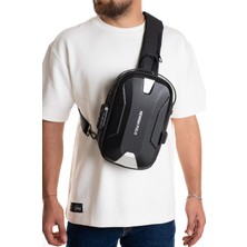Newish  Erkek Şifreli Kilitli Su Geçirmez Sling Bag 404 Çapraz  Omuz ve Sırt Çantası - NEW404