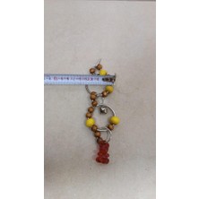 Netx  Muhabbet Kuş Oyuncak 2 Halka Ayıcıklı 18X5CM Muhabbet ve Paraket Için Uygundur