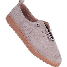 Ayakcenter Ayzen 1070 Vizon Kadın Casual Ayakkabı