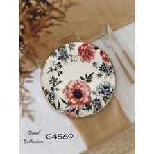 Gönül 6 Parça Magnolya Servis Tabağı G4569