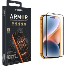 Hobimtek Hepu Armor Premium Apple Iphone Ekran Koruyucu 9h iphone 17/iphone/16 iphone 15/iphone 14/13/12/11 Tüm Modeller Için Hd Ekran Koruyucu Darbelere Karşı Dayanıklı Temperli Cam