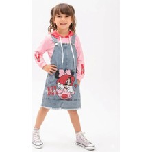 Sealy Style MINNE BASKILI  JİLELİ JEANS KIZ TAKIM