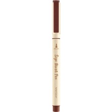 Writech Wrıtech W-827 Fırça Tip Keçeli Kalem Kiremit Kırmızı - 1 Adet
