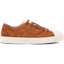 Shoetyle - Hakiki Süet Deri Taba Rengi Erkek Sneaker - 666-01-03