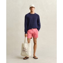 Gant Erkek Pembe Düz Logolu Deniz Şortu 920026000.622